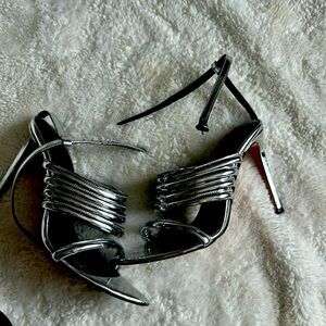 Silver heels